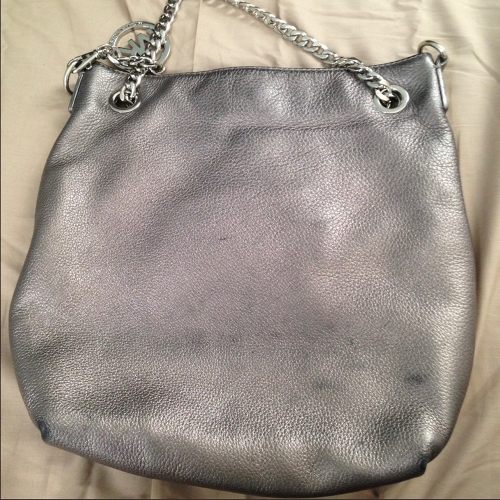 Michael Kors Silver purse- Authentic